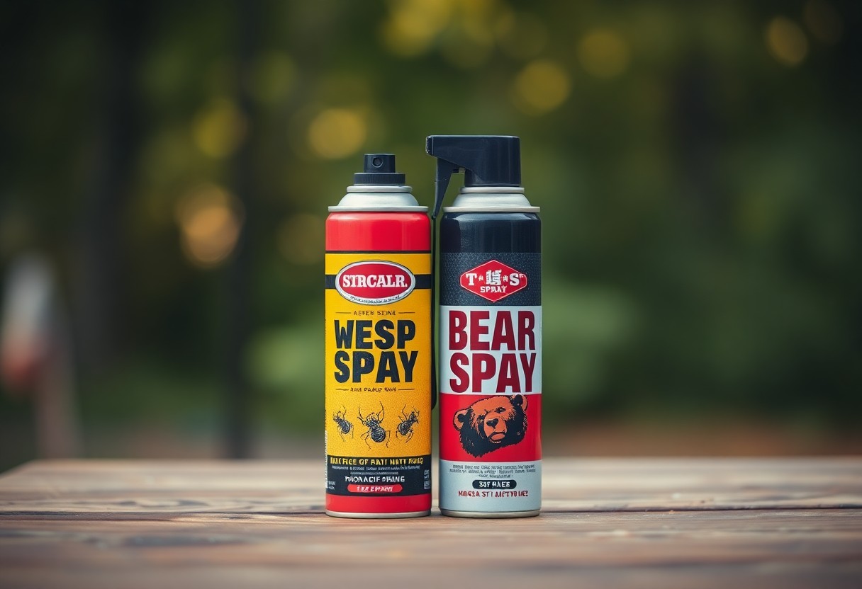 Wasp Spray vs Bear Spray